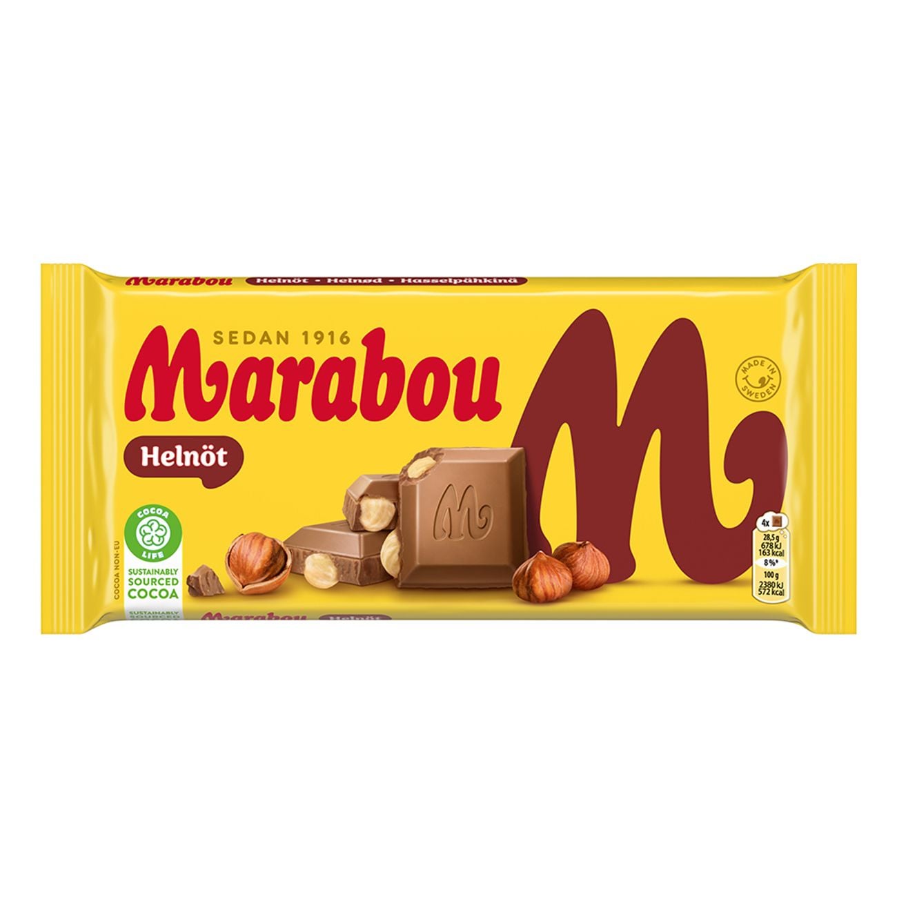 Marabou Whole Nut Bar 160g