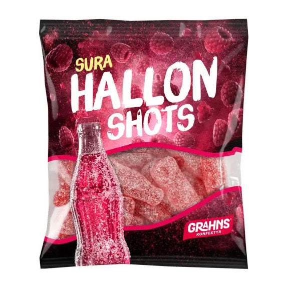 Sour Raspberry Shots 80g