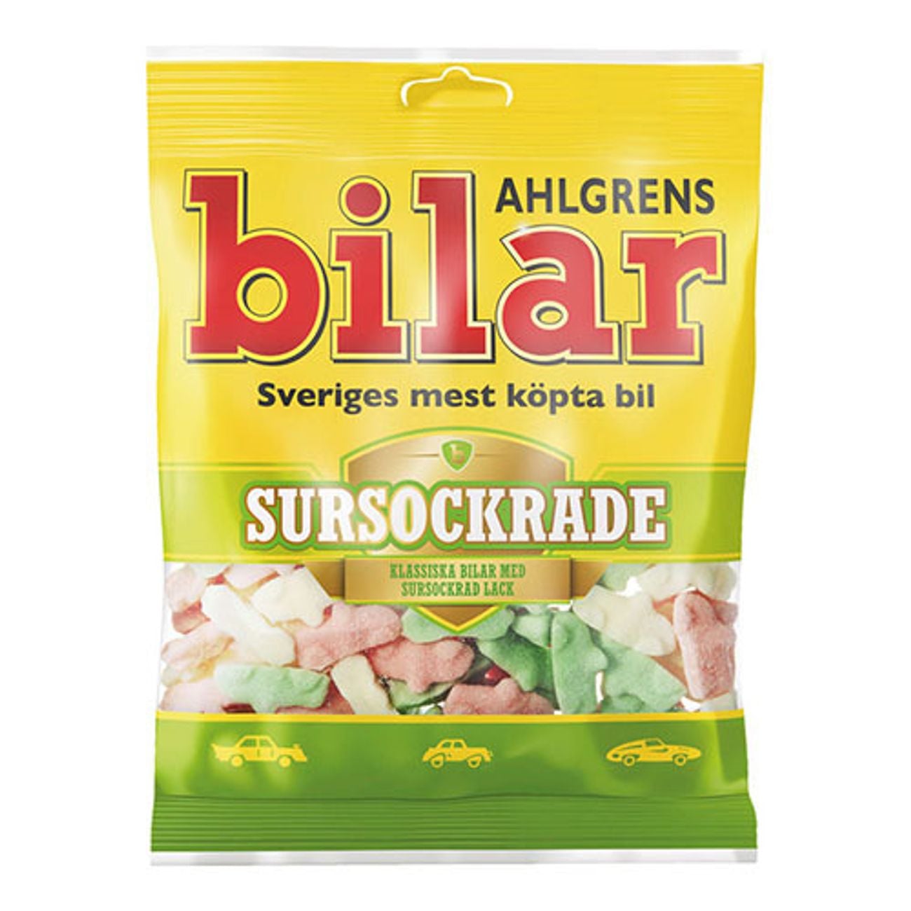 Ahlgrens Sour Foam Cars Candy 100g