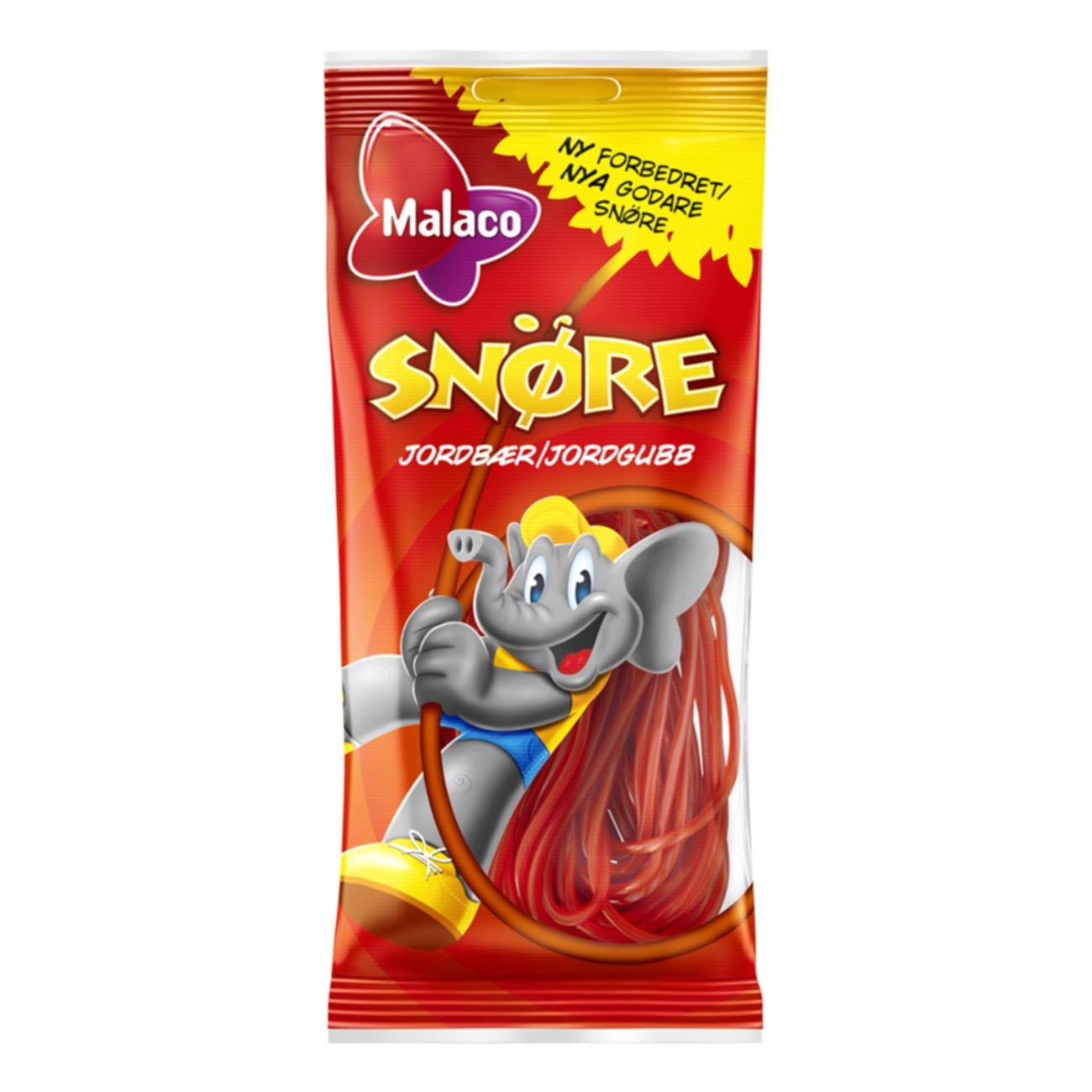 Malaco Strawberry Strings 94g