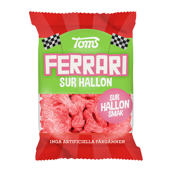 Ferrari Sour Raspberry Candy 120g
