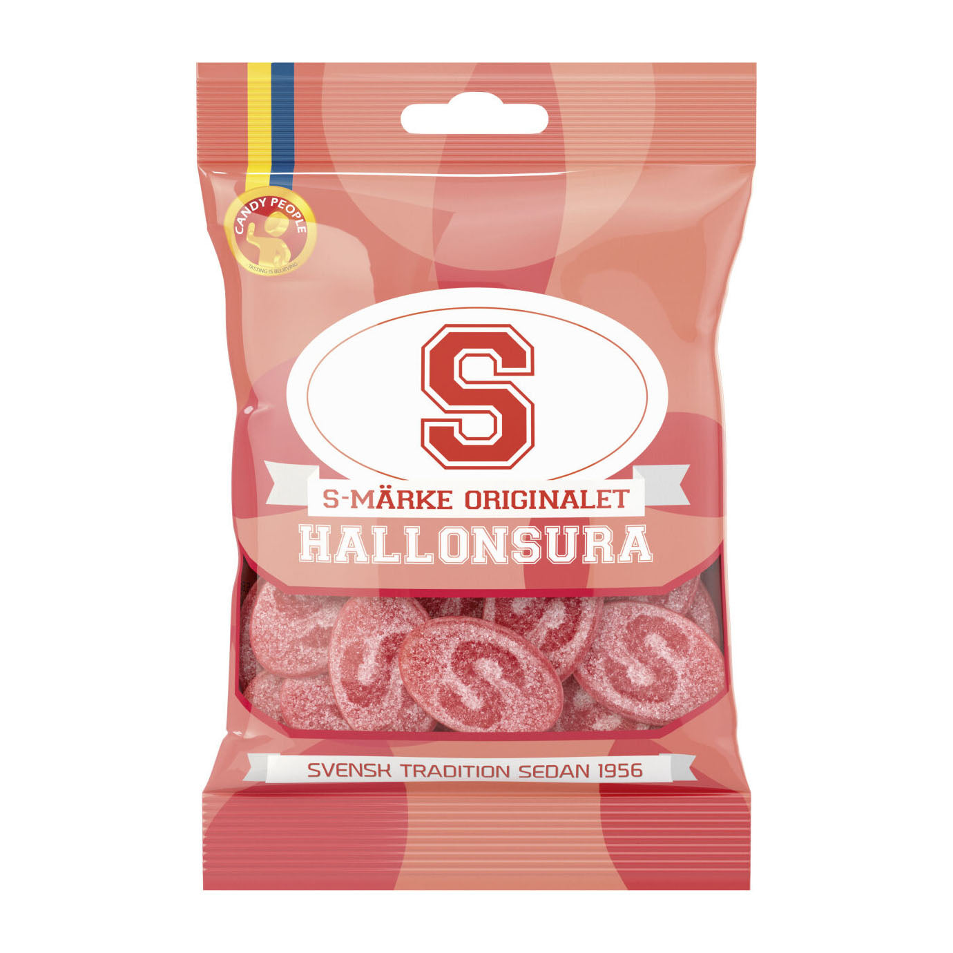 Sour “S” Raspberry Candy 80g